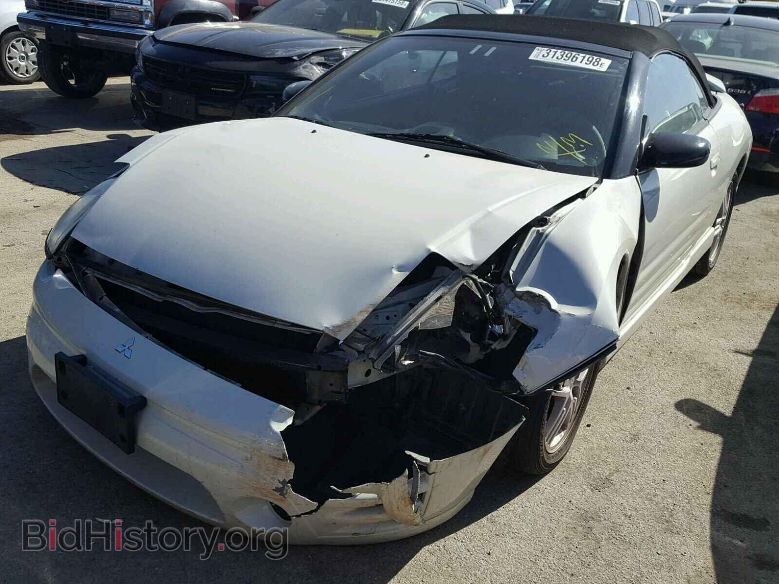 2003 MITSUBISHI ECLIPSE - VIN: 4A3AE55H83E022687 - Фото 2