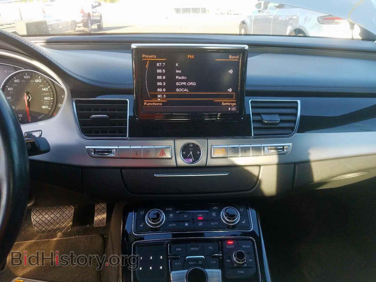 2012 AUDI A8 - VIN: WAUR4AFD6CN000858 - Фото 9