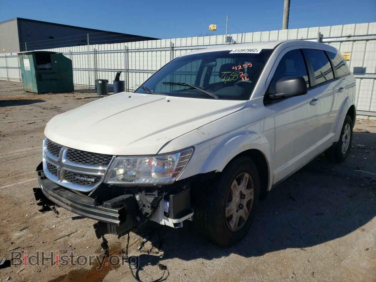 2012 DODGE JOURNEY - VIN: 3C4PDCAB5CT204255 - Фото 2