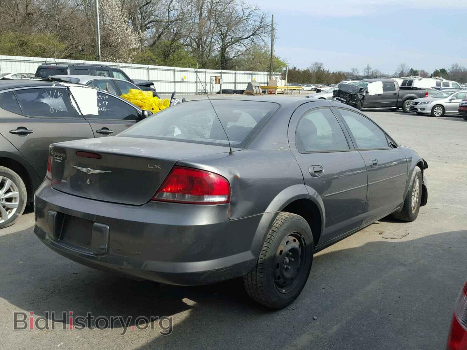 2004 CHRYSLER SEBRING - VIN: 1C3EL46X44N198779 - Фото 4