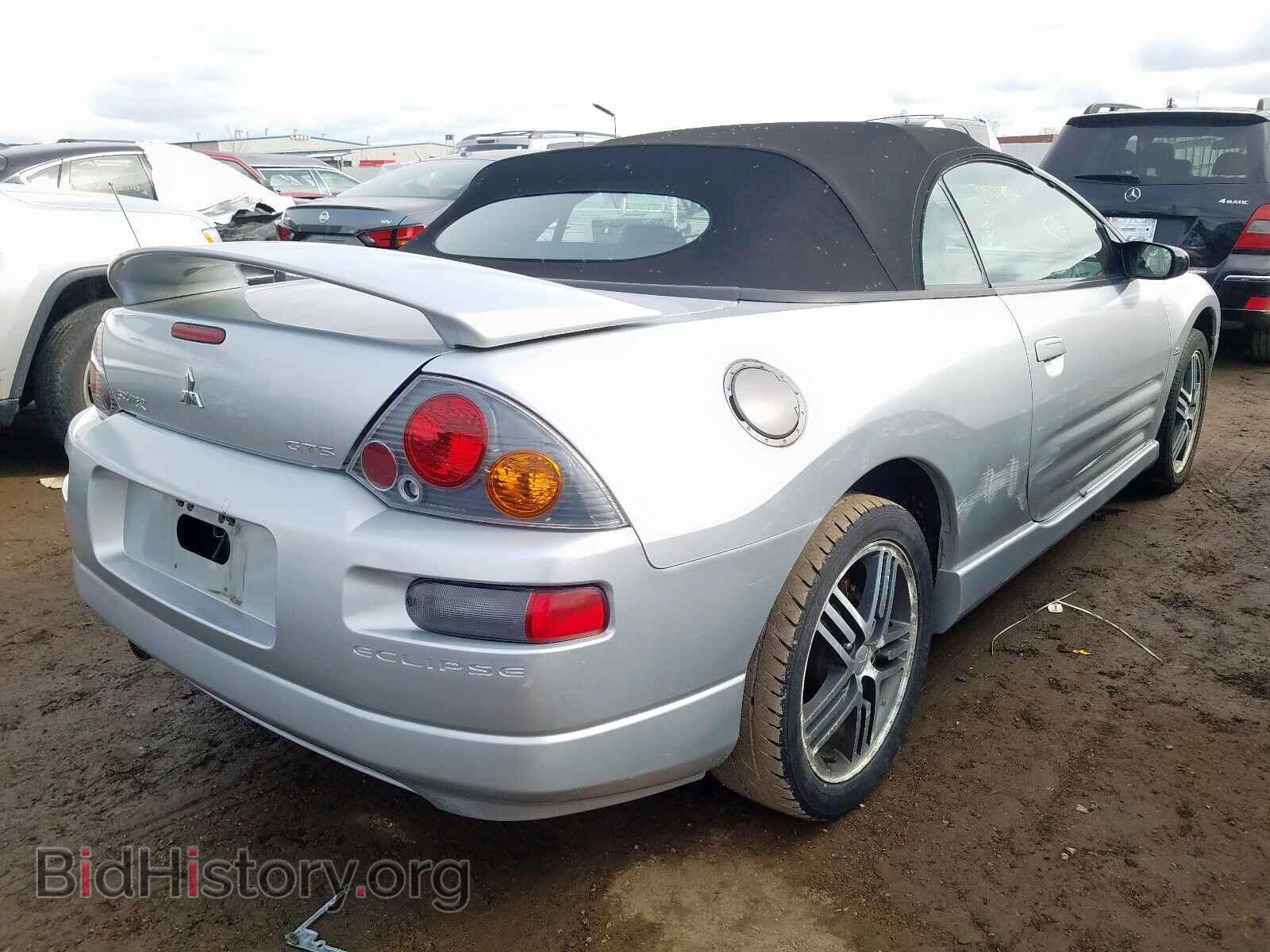 2003 MITSUBISHI ECLIPSE - VIN: 4A3AE75H13E155271 - Фото 4