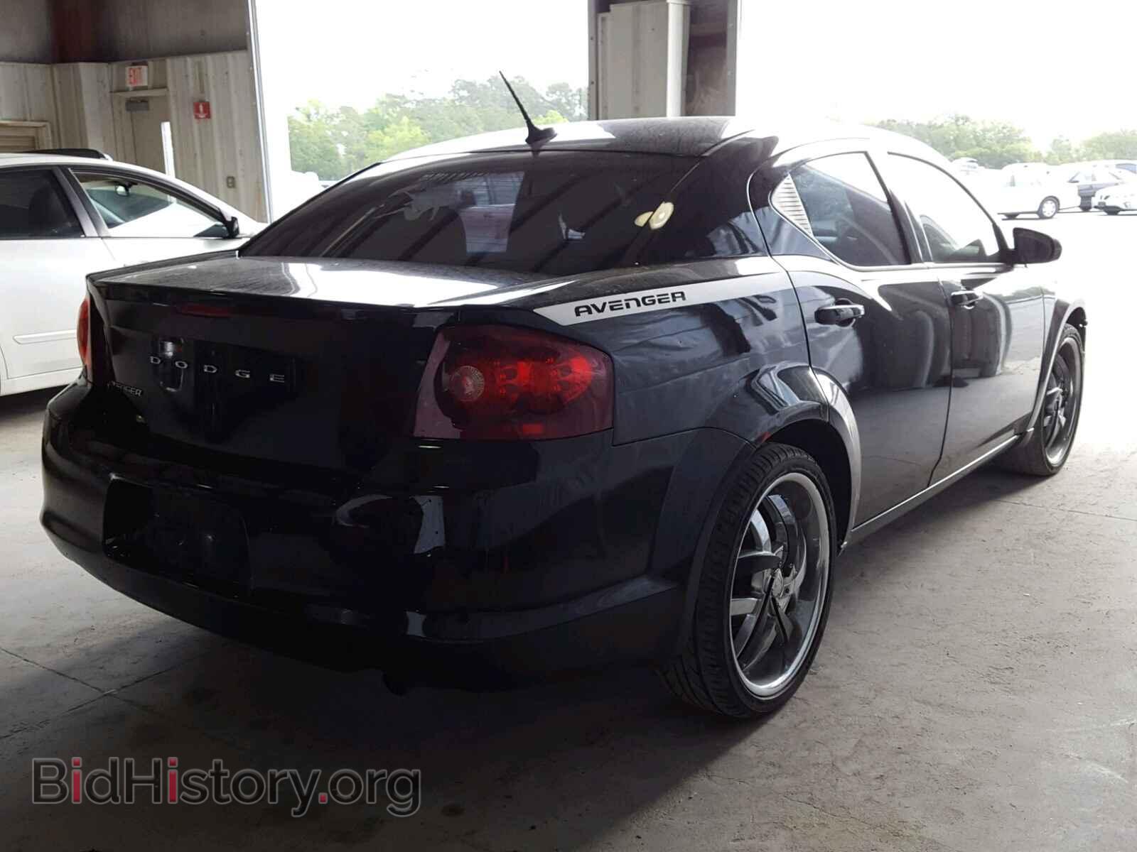 2013 DODGE AVENGER - VIN: 1C3CDZAB6DN596329 - Фото 4