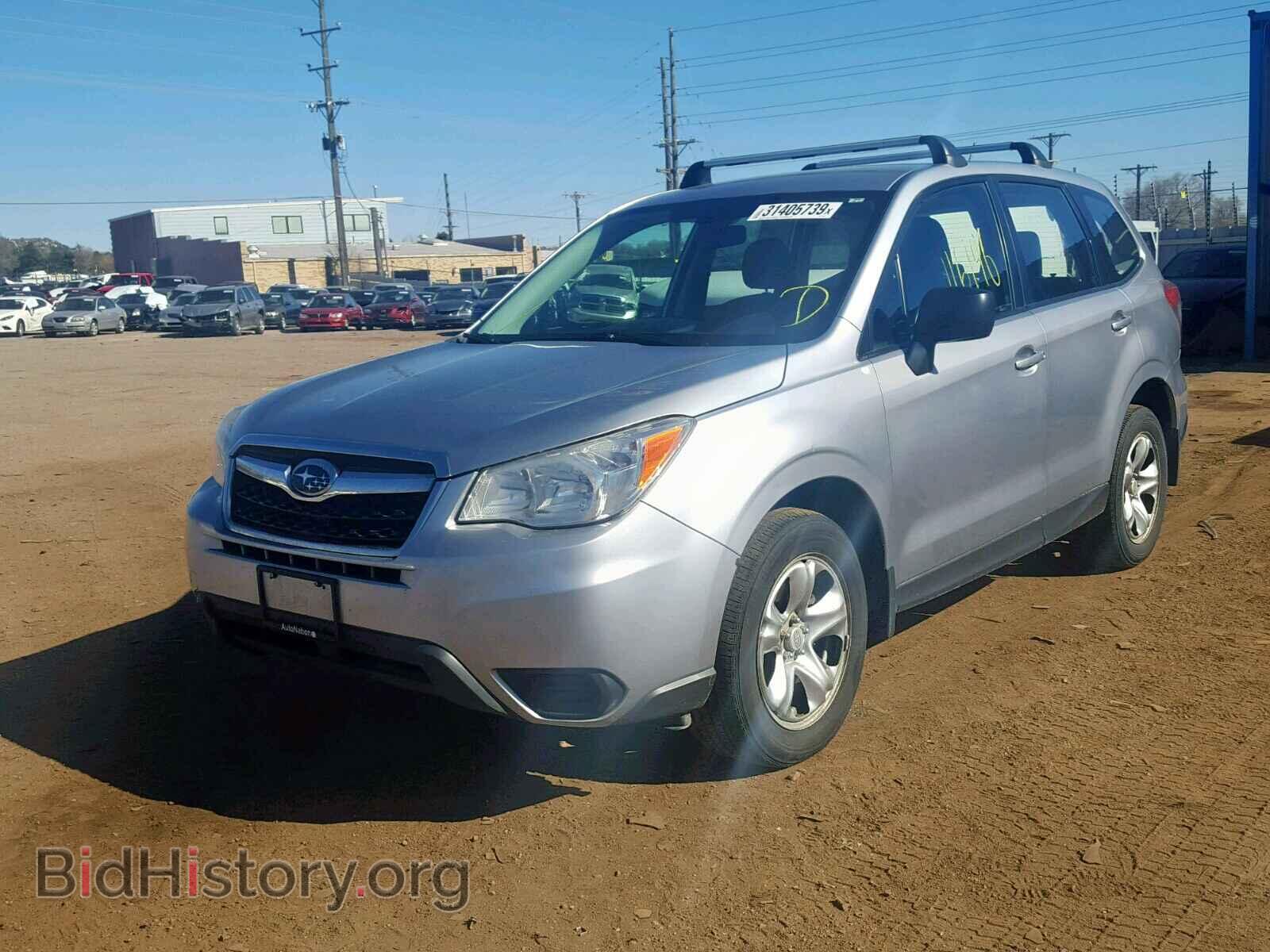 2014 SUBARU FORESTER - VIN: JF2SJAAC8EH445469 - Фото 2