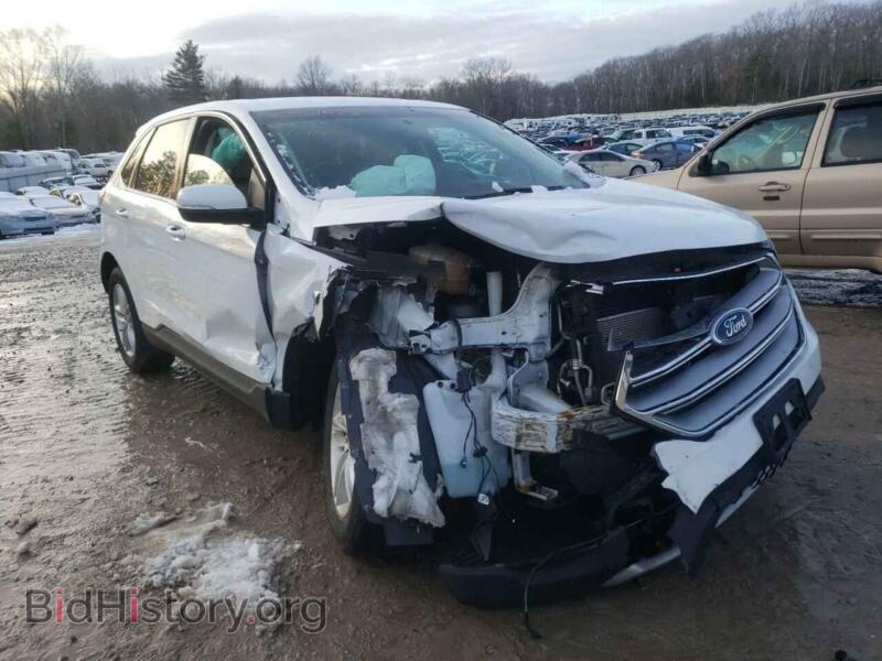 2015 Ford EDGE Edge SEL (VIN 2FMTK4J89FBB16934) — фото 1 из 10, Copart, повреждение: передняя часть