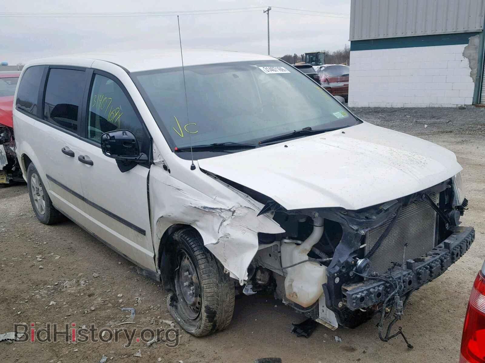 Photo 2C4RDGAG7CR372445 - DODGE RAM VAN 2012