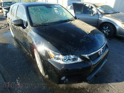 2013 Lexus CT 200 CT200H, черный — VIN JTHKD5BH0D2158232, Copart