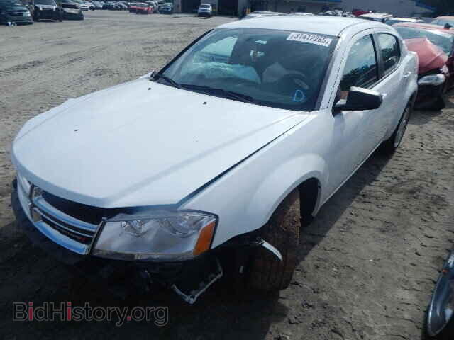 2014 DODGE AVENGER - VIN: 1C3CDZAB1EN153989 - Фото 2