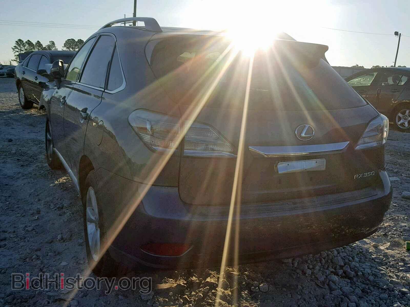 2012 LEXUS RX 350 - VIN: 2T2BK1BA6CC124276 - Фото 3