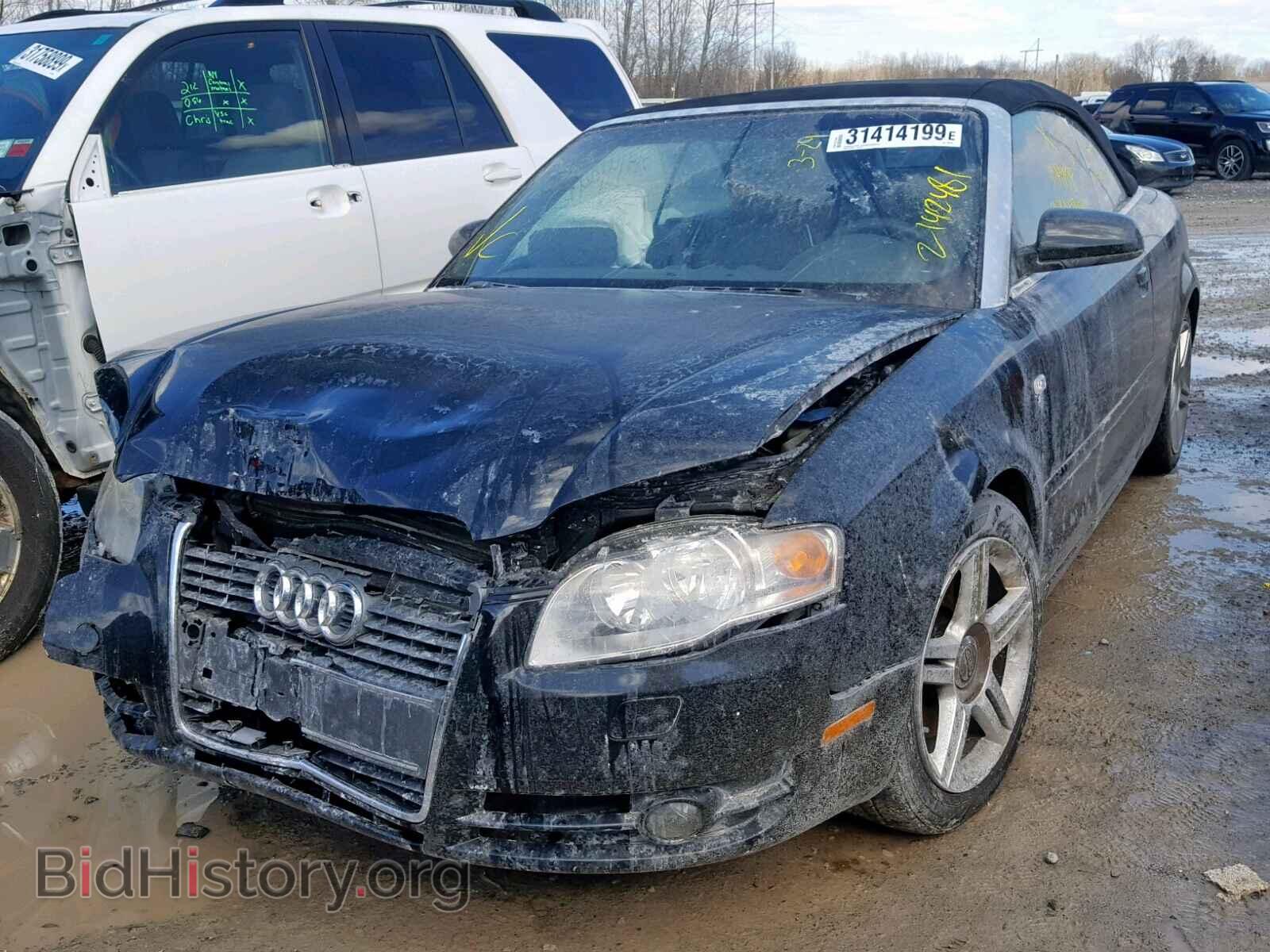 2007 AUDI A4 - VIN: WAUAF48H37K034563 - Фото 2