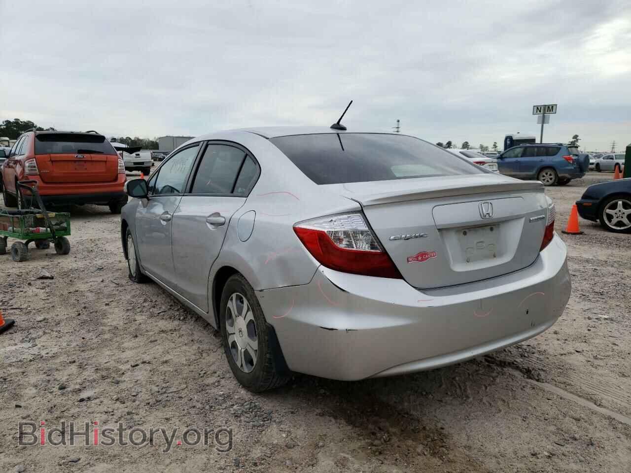 2012 HONDA CIVIC - VIN: JHMFB4F33CS007979 - Фото 3
