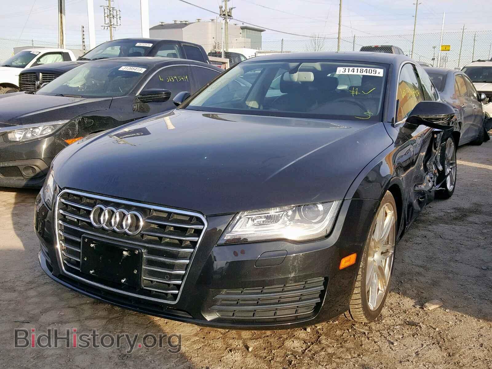 2014 AUDI A7 - VIN: WAUWMCFCXEN089729 - Фото 2
