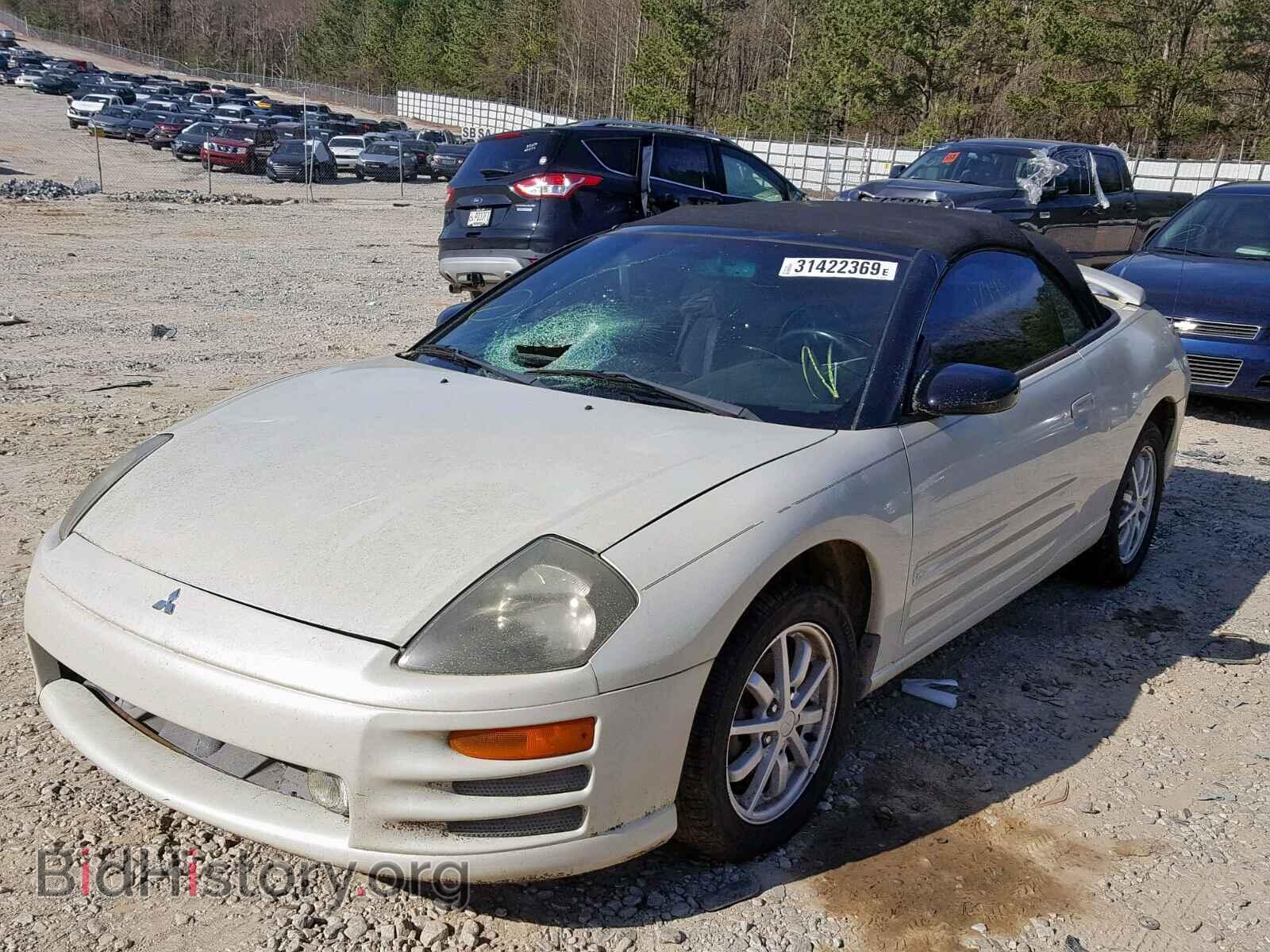 2002 MITSUBISHI ECLIPSE - VIN: 4A3AE45G42E032696 - Фото 2