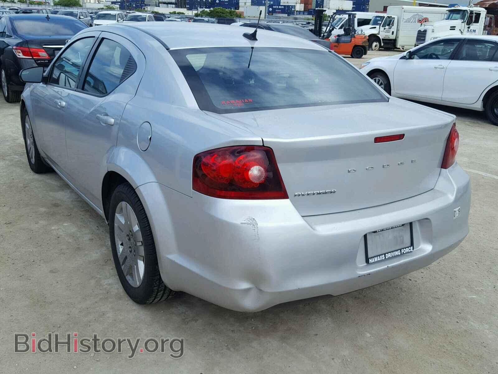 2012 DODGE AVENGER - VIN: 1C3CDZAB3CN232805 - Фото 3