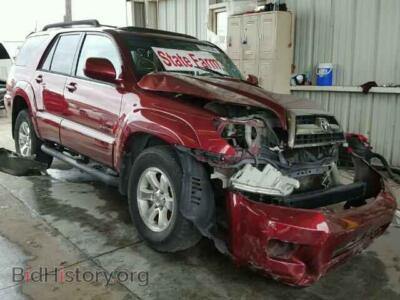 2006 Toyota 4RUNNER 4RUNNER SR, темно-бордовый — VIN JTEZU14R768051964, Copart