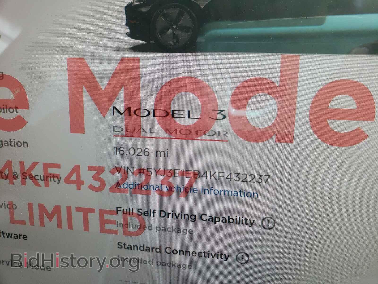 2019 TESLA MODEL 3 - VIN: 5YJ3E1EB4KF432237 - Photo 8