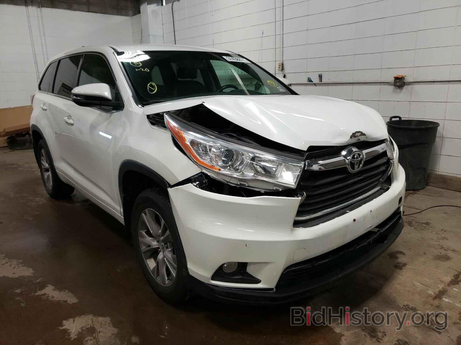 Photo 5TDZKRFH7ES004585 - TOYOTA HIGHLANDER 2014