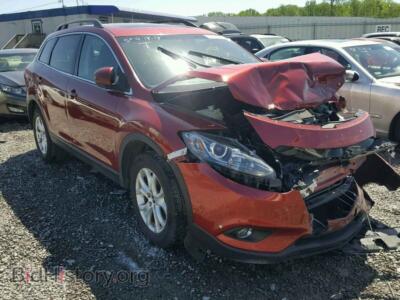 2013 Mazda CX-9 CX-9 Touri, red — VIN JM3TB2CA9D0424684, Copart