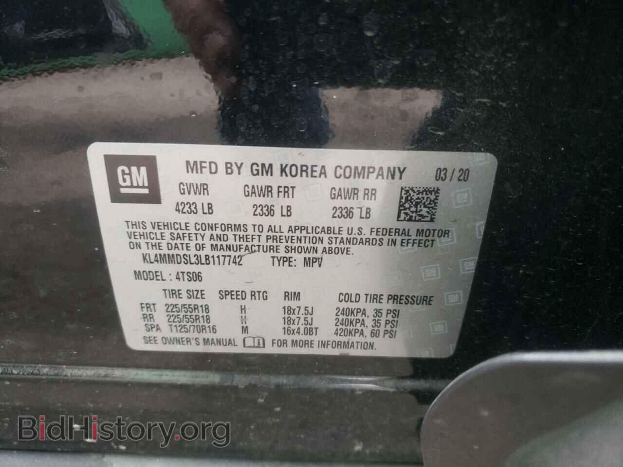 2020 BUICK ENCORE - VIN: KL4MMDSL3LB117742 - Photo 10
