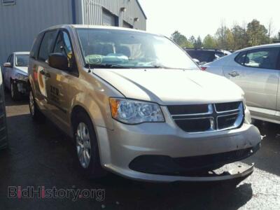 2014 Dodge CARAVAN Grand Cara, бежевый — VIN 2C4RDGBG4ER162600, Copart