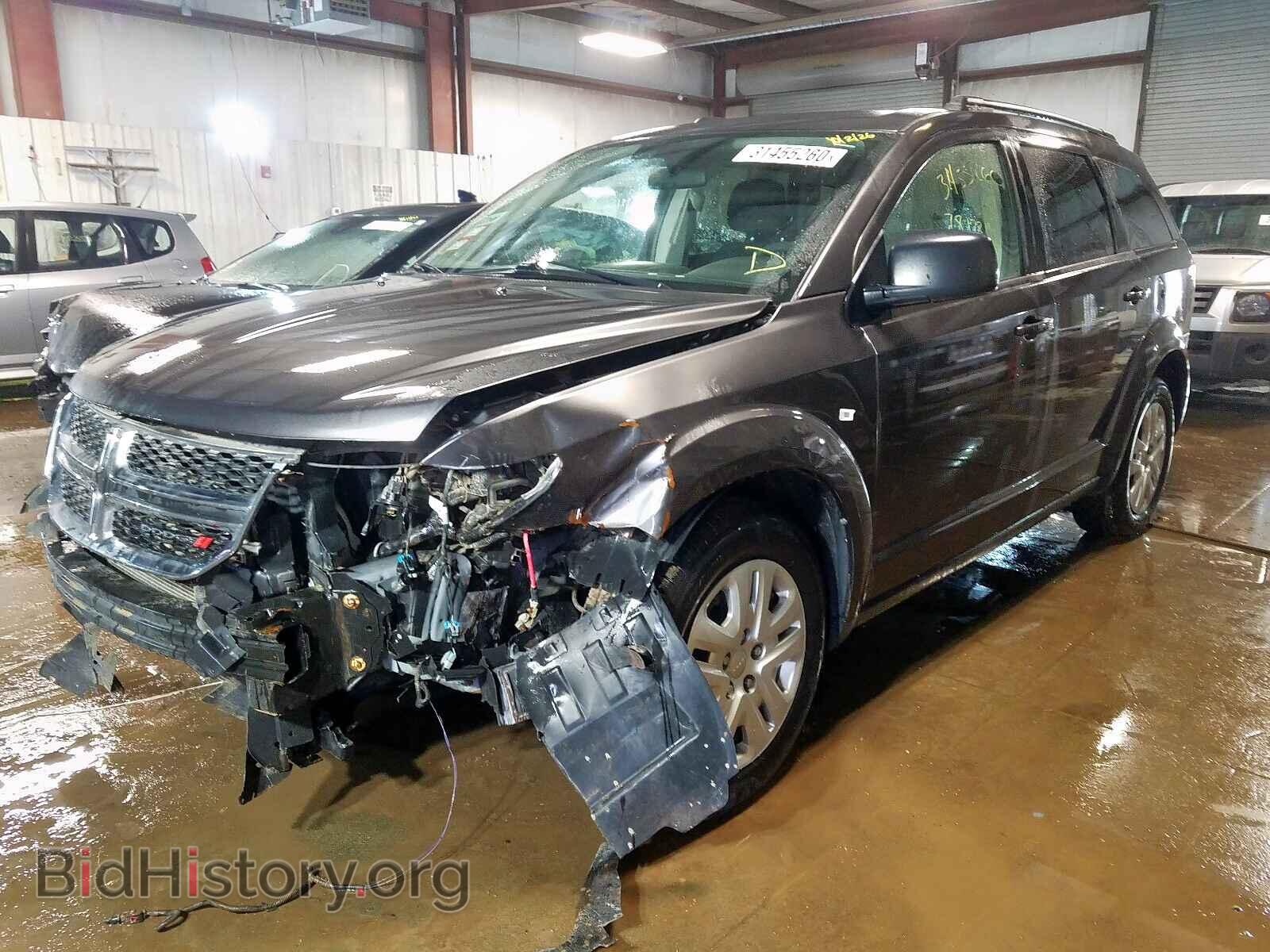 2017 DODGE JOURNEY SE - VIN: 3C4PDCAB1HT637174 - Фото 2