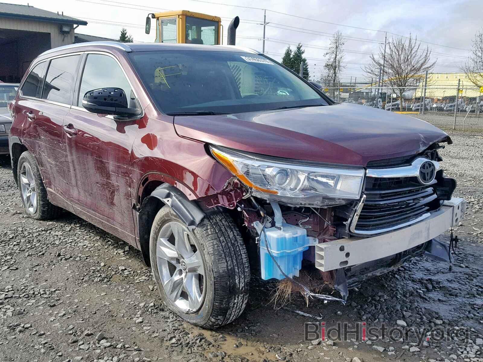 Фотография 5TDDKRFH3GS344121 - TOYOTA HIGHLANDER 2016