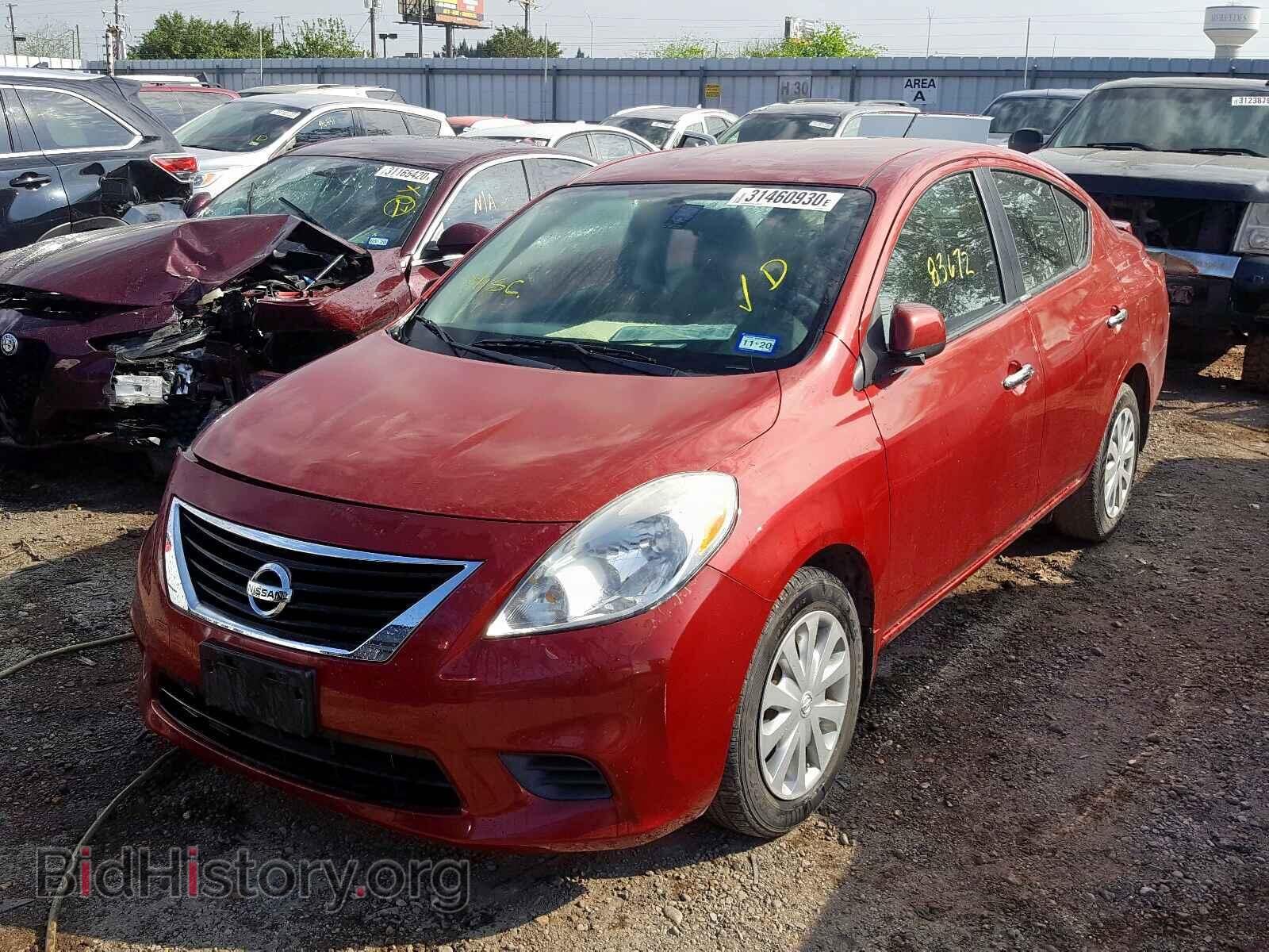 2013 NISSAN VERSA - VIN: 3N1CN7AP5DL845988 - Фото 2