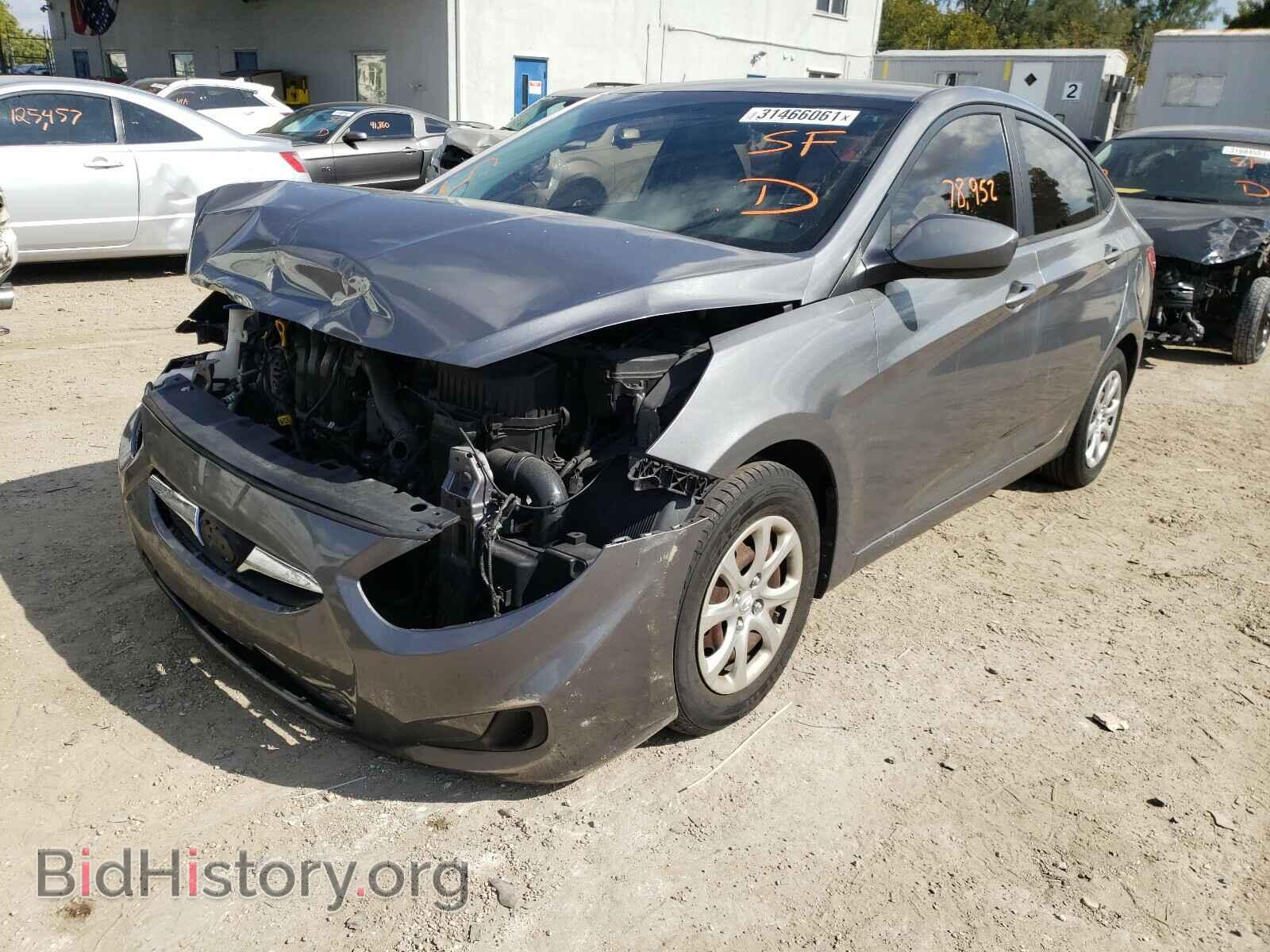 2014 HYUNDAI ACCENT - VIN: KMHCT4AE3EU665301 - Фото 2