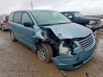 2010 Chrysler MINIVAN Town & COU, blue — VIN 2A4RR2D19AR405660, Copart