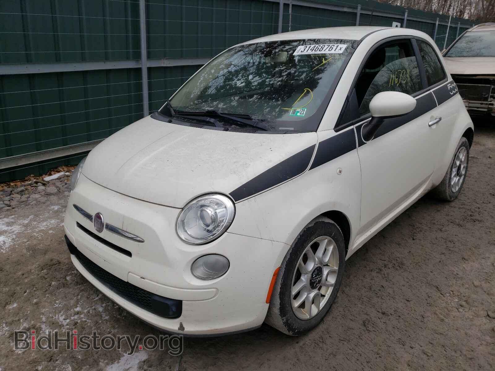 2012 FIAT 500 - VIN: 3C3CFFAR0CT277285 - Фото 2