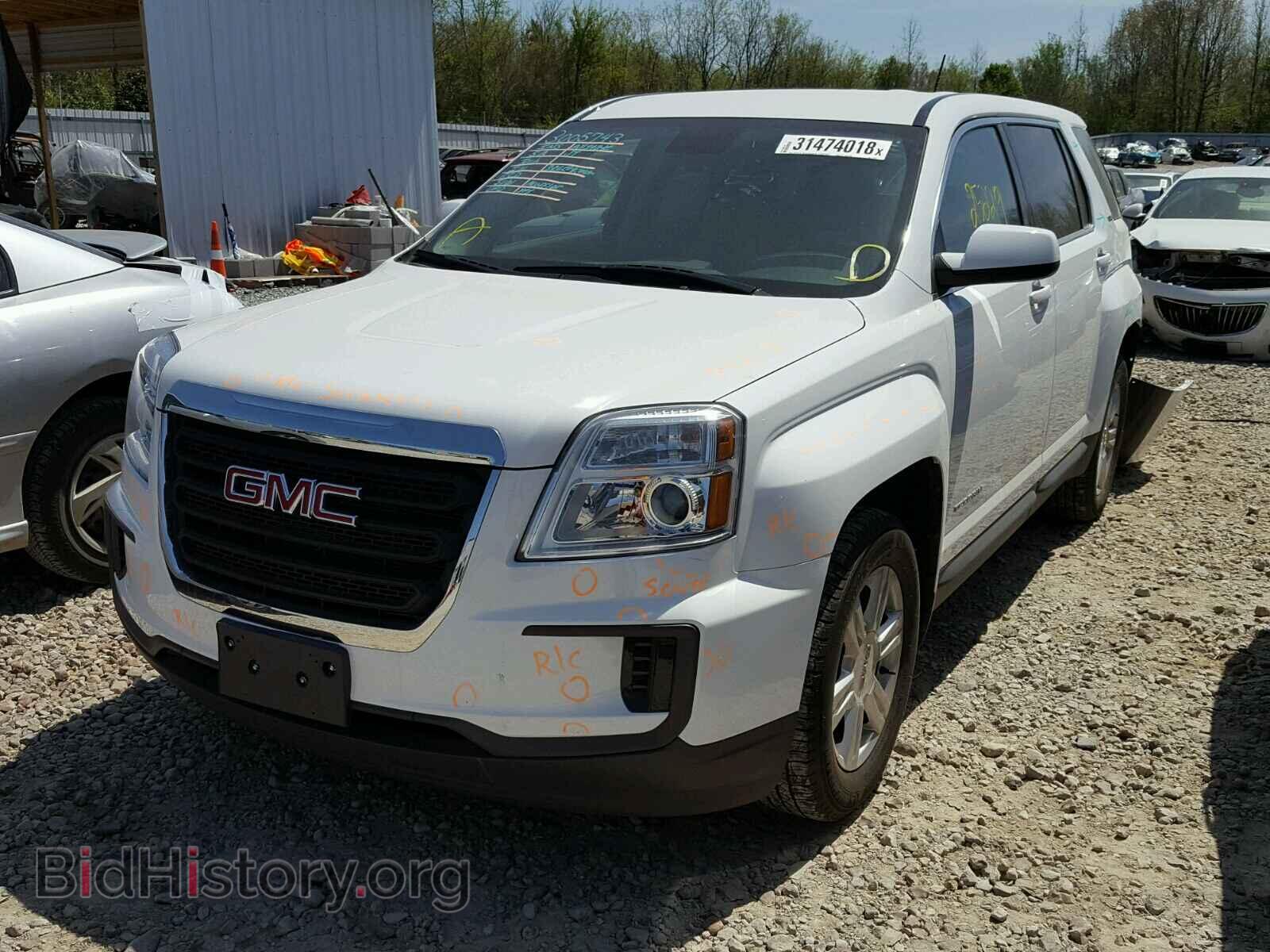 2016 GMC TERRAIN SL - VIN: 2GKALMEK4G6212631 - Фото 2