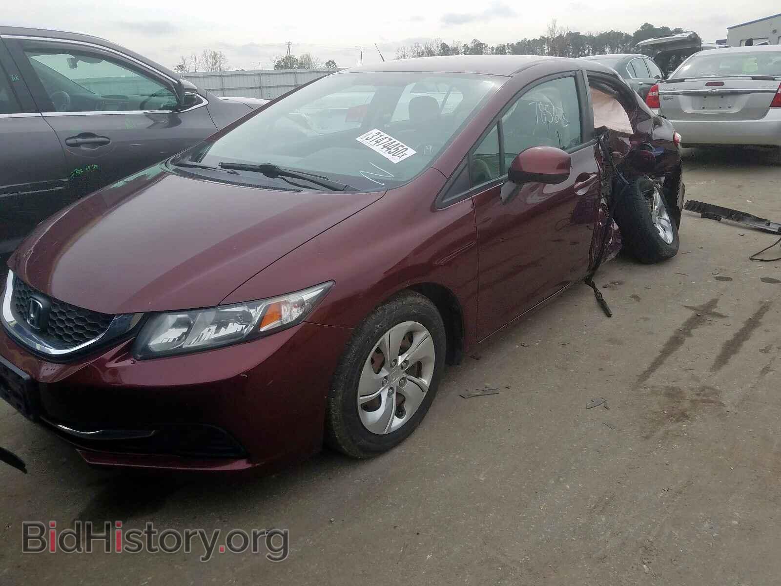 2013 HONDA CIVIC - VIN: 19XFB2F55DE224915 - Фото 2