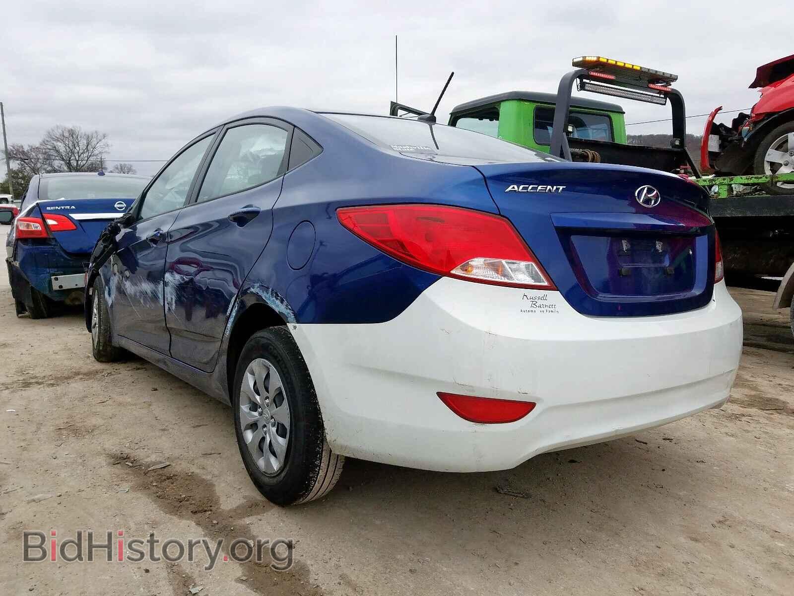 2016 HYUNDAI ACCENT - VIN: KMHCT4AE7GU122861 - Фото 3