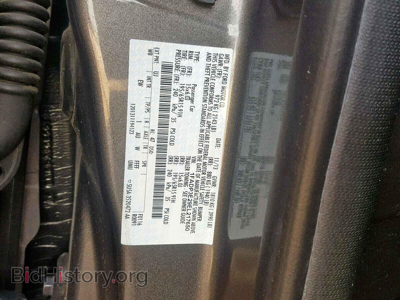 2014 FORD FOCUS - VIN: 1FADP3E29EL217650 - Photo 10