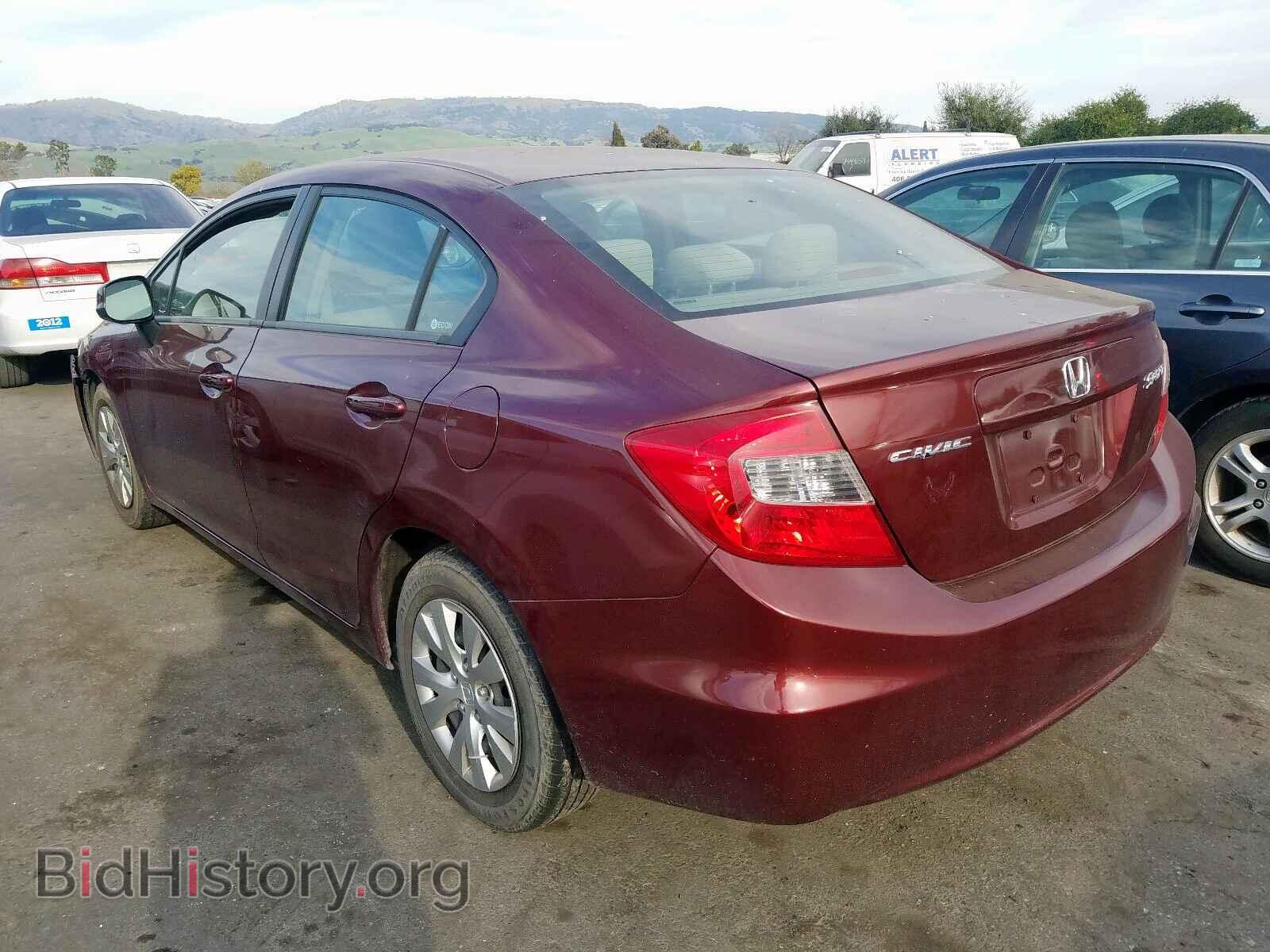 2012 HONDA CIVIC - VIN: 2HGFB2F52CH596233 - Фото 3