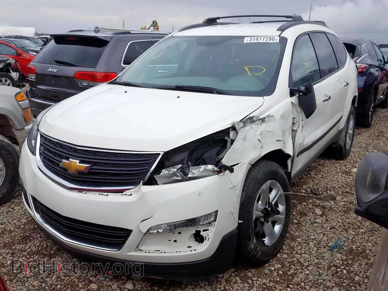 2014 CHEVROLET TRAVERSE - VIN: 1GNKRFED4EJ231425 - Фото 2