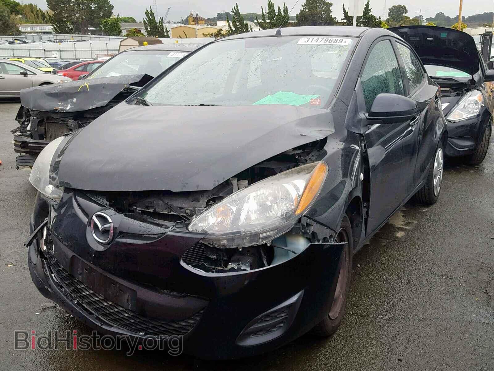 2014 MAZDA 2 - VIN: JM1DE1KZ9E0182440 - Фото 2