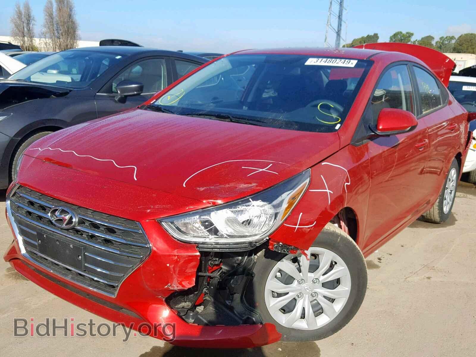 2019 HYUNDAI ACCENT - VIN: 3KPC24A39KE060151 - Фото 2