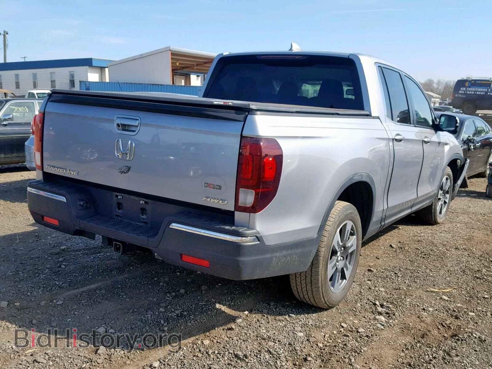 2017 HONDA RIDGELINE - VIN: 5FPYK3F68HB027851 - Фото 4