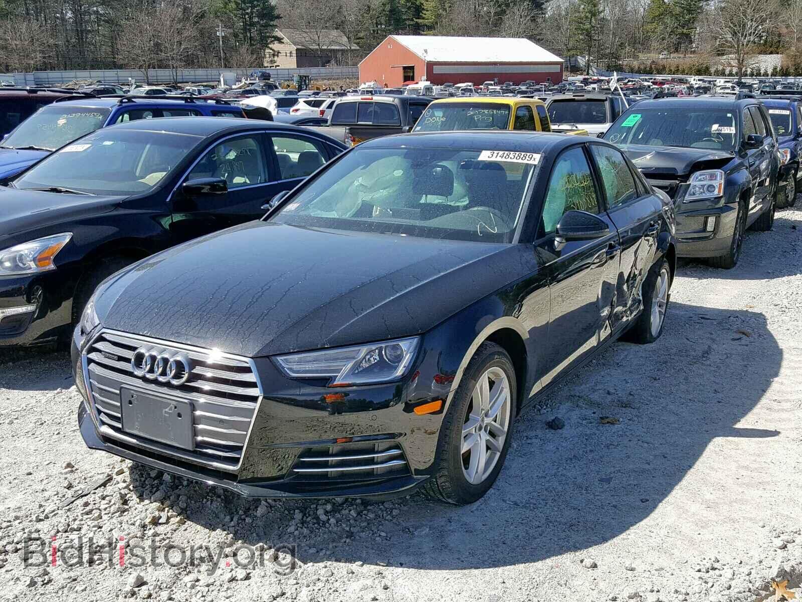 2017 AUDI A4 - VIN: WAUANAF43HN010636 - Photo 2