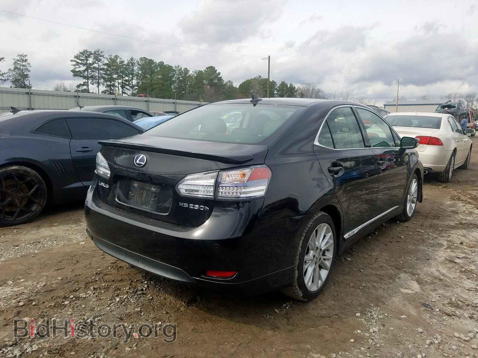 2010 LEXUS HS - VIN: JTHBB1BA0A2026343 - Фото 4