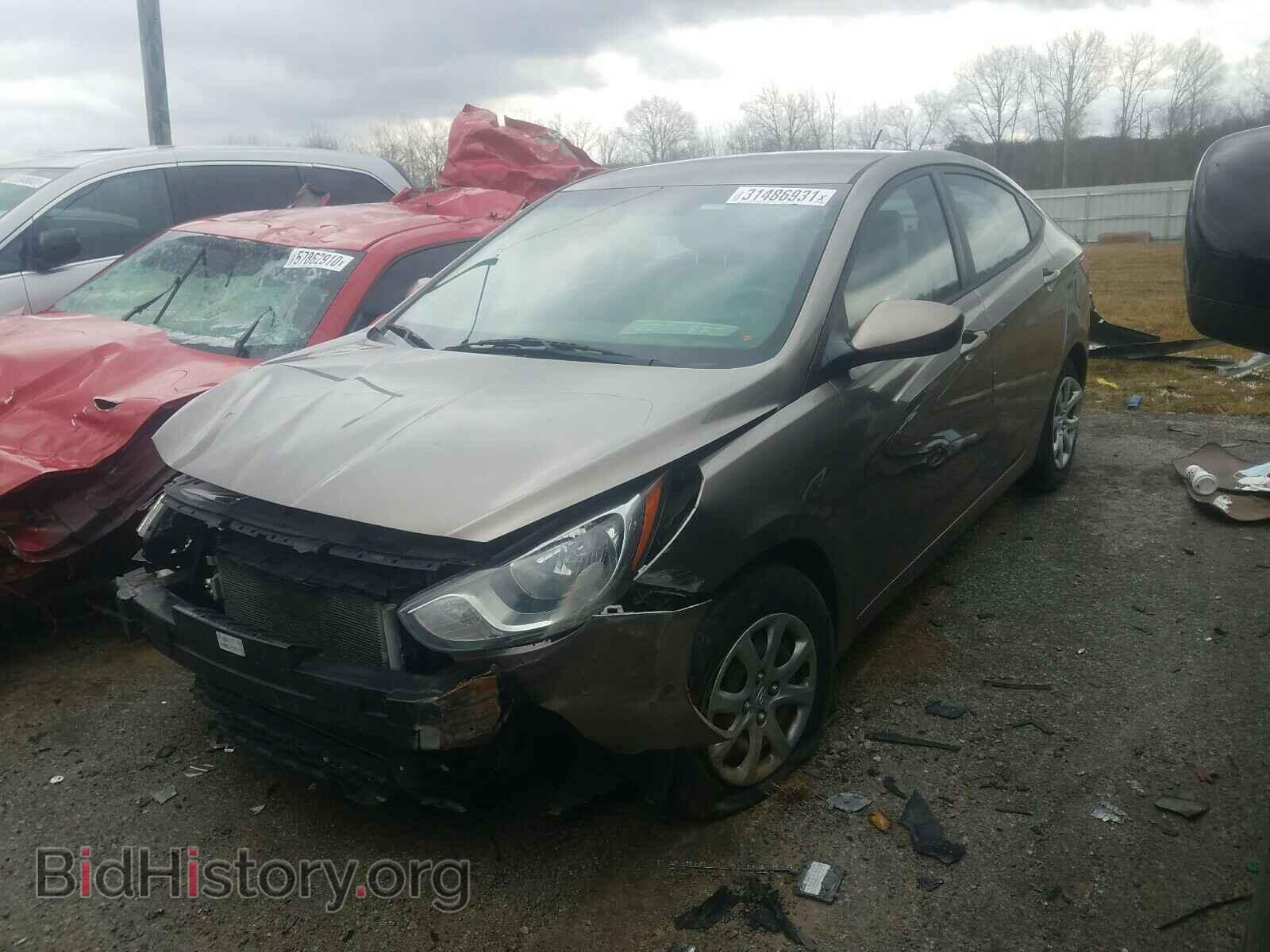 2013 HYUNDAI ACCENT - VIN: KMHCT4AE7DU431418 - Фото 2