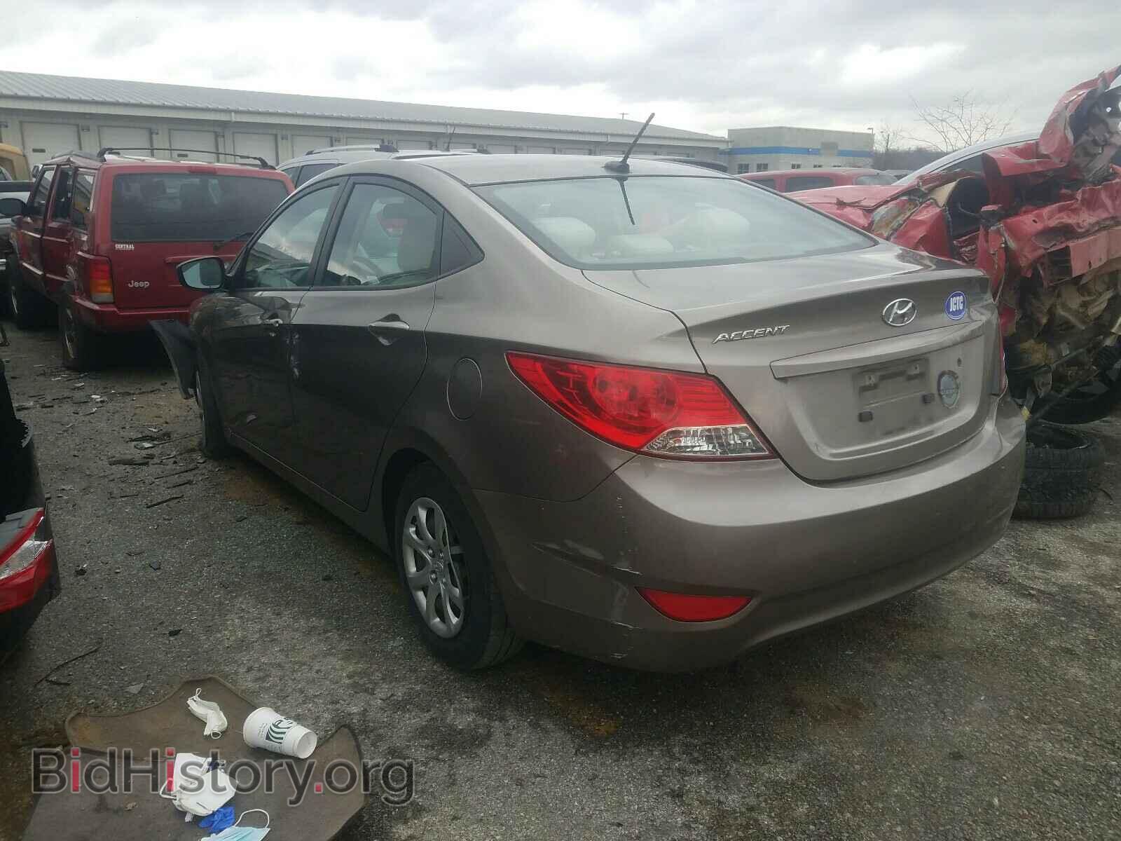 2013 HYUNDAI ACCENT - VIN: KMHCT4AE7DU431418 - Фото 3