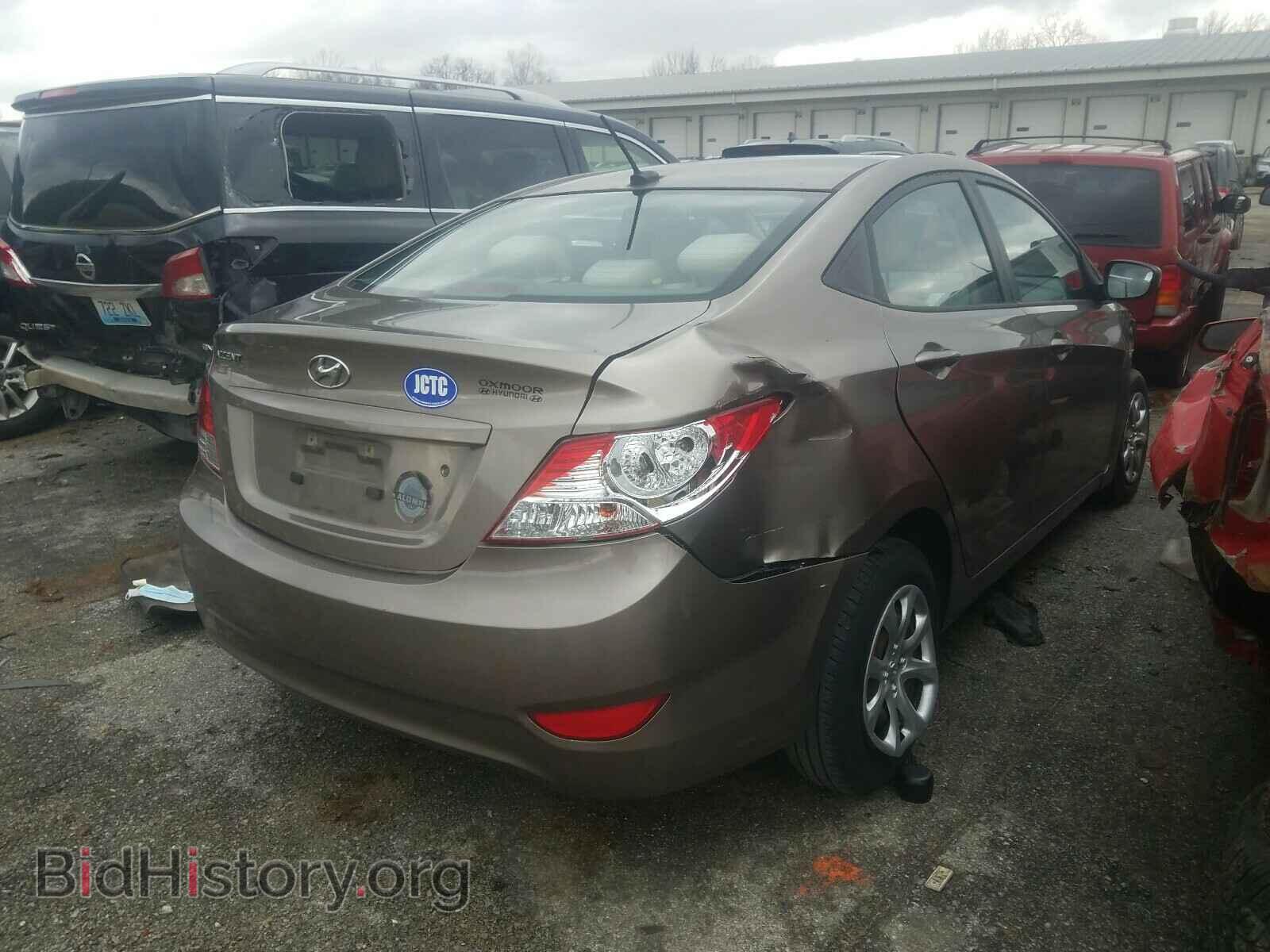 2013 HYUNDAI ACCENT - VIN: KMHCT4AE7DU431418 - Фото 4
