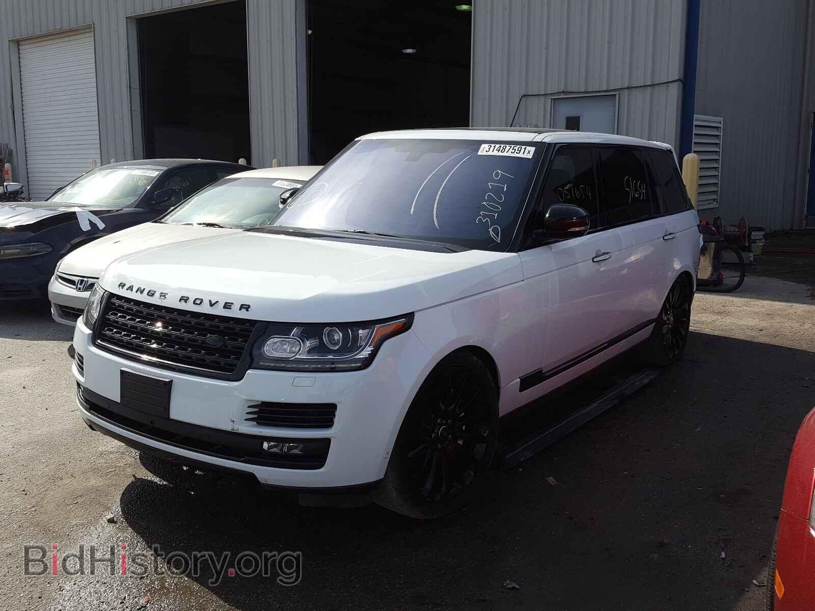 2016 LAND ROVER RANGEROVER - VIN: SALGV3EF5GA310219 - Фото 2