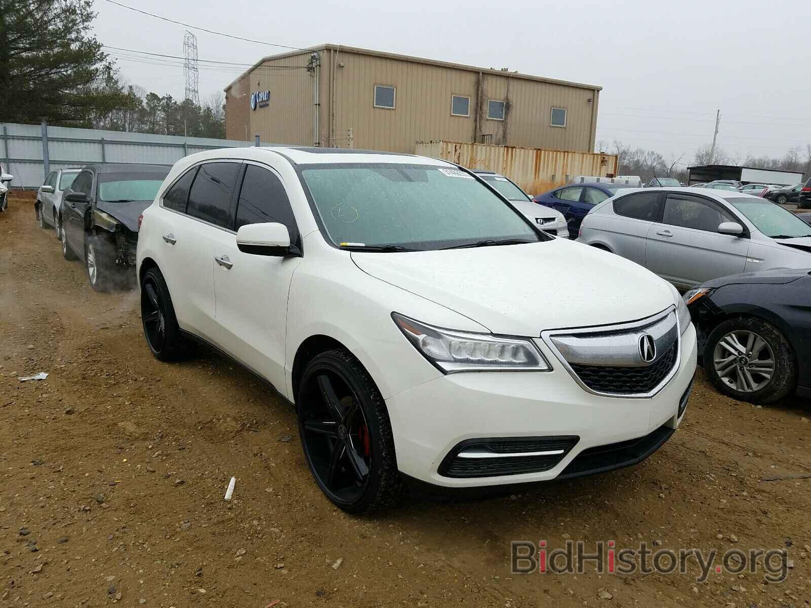 Фотография 5FRYD3H24GB018610 - ACURA MDX 2016