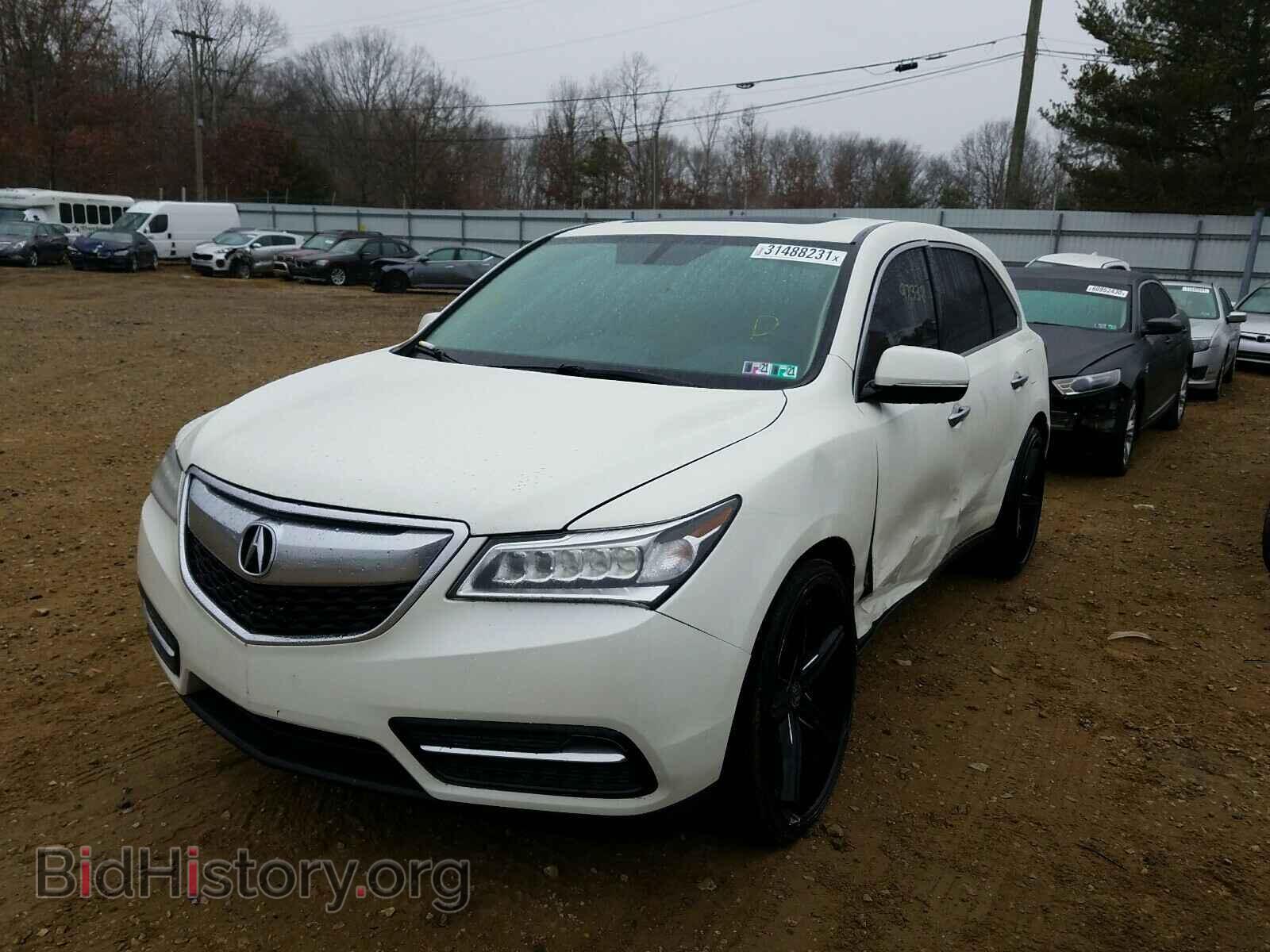 2016 ACURA MDX - VIN: 5FRYD3H24GB018610 - Фото 2
