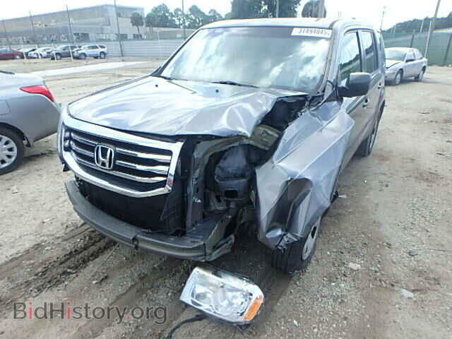 2012 HONDA PILOT - VIN: 5FNYF3H25CB031887 - Фото 2