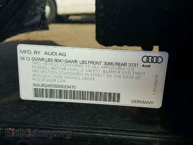 2013 AUDI A8 - VIN: WAUR2AFD5DN029470 - Фото 10