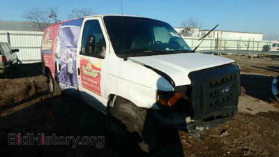 2008 Ford ECONOLINE, белый — VIN 1FTNE24W28DA69021, Copart
