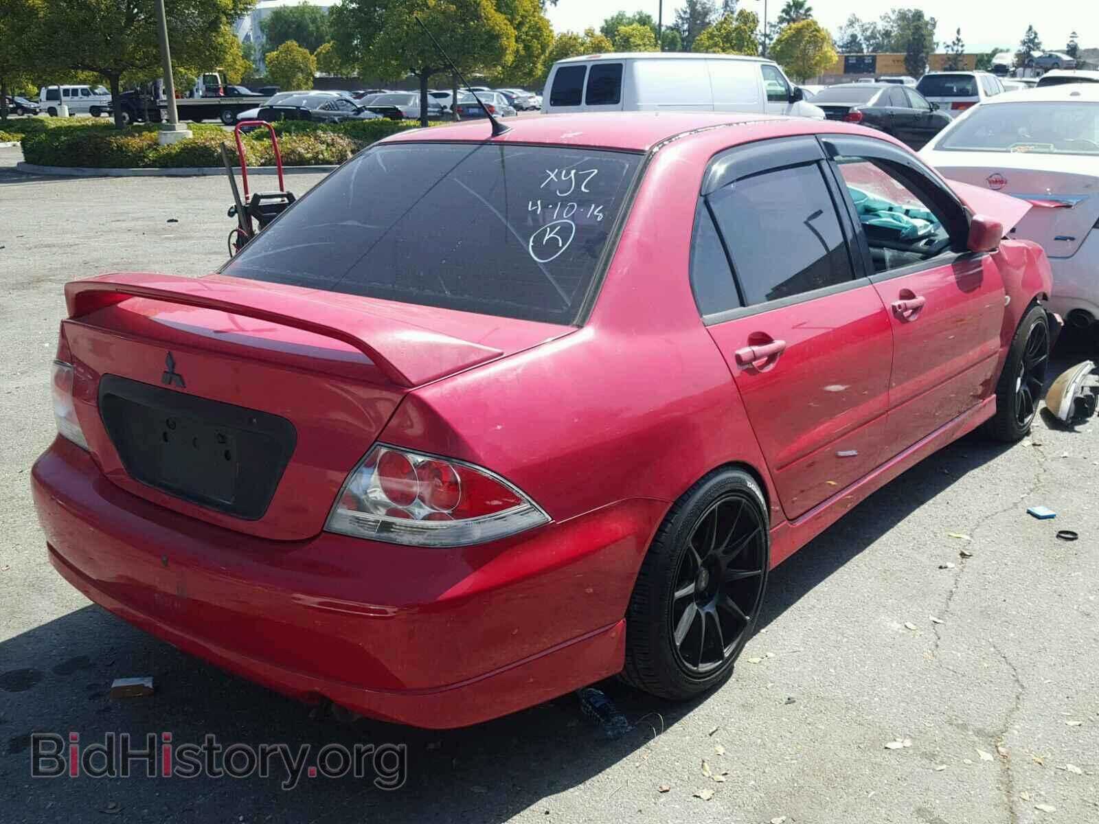 2004 MITSUBISHI LANCER - VIN: JA3AJ66F74U054344 - Фото 4